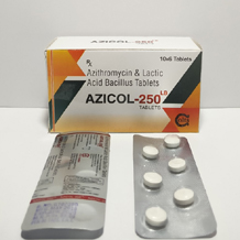  top pharma franchise products of Positive Medicare  -	tablets azicol.jpg	